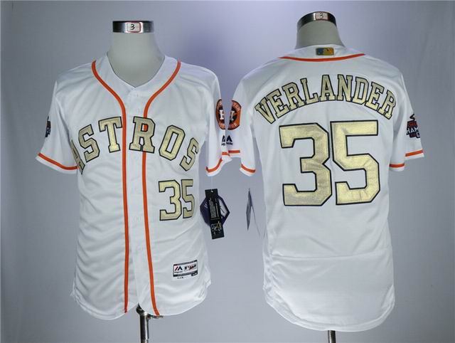 2017 world championship Houston Astros gold jerseys-002